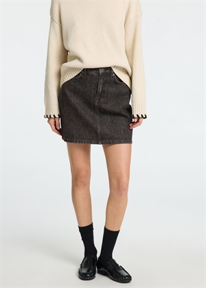 Harper hw short skirt Sort Selected Femme